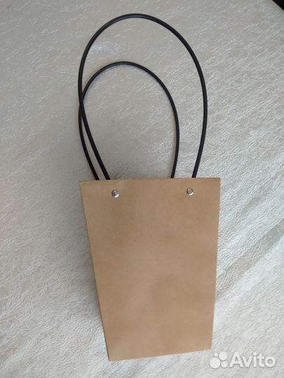 Пакет подарочный ручки пластиковые