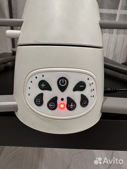 Шезлонг качели для новорожденных nuovita электро