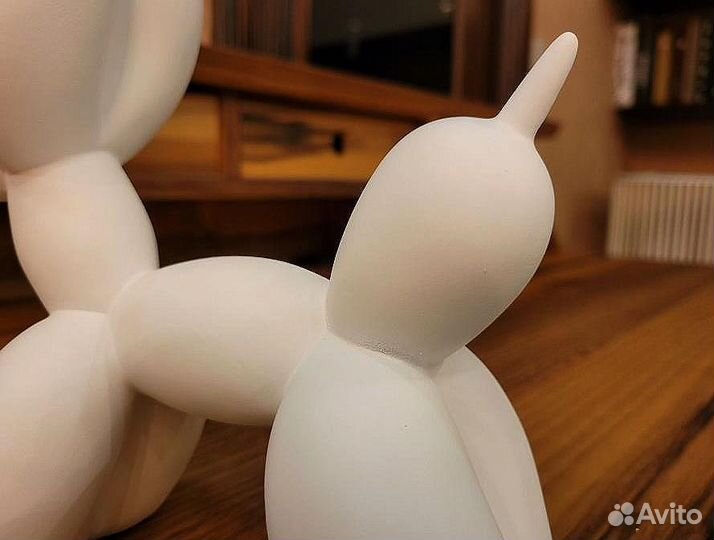 242558 Статуэтка Balloon dog (матовый белый)