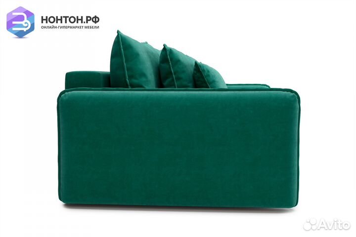 Диван тик-так Антей 3-х местный изумрудный