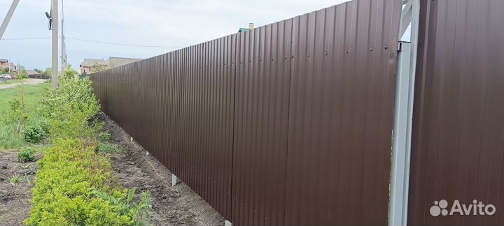 Металлопрофиль для забора бу