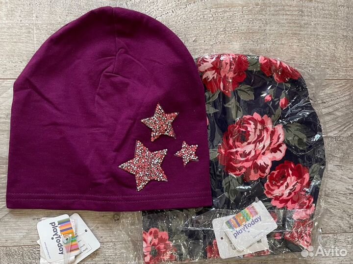 Шапка для девочки трикотажная