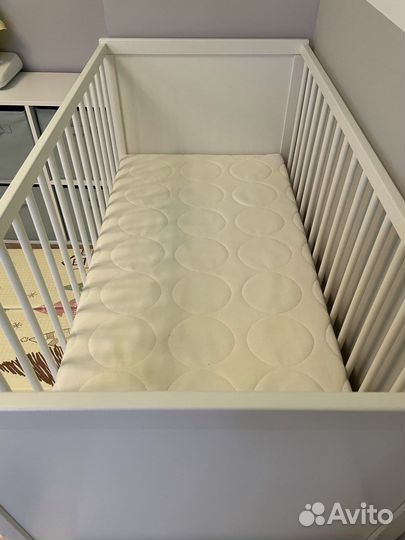 Детская кровать IKEA с матрасом