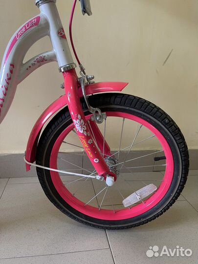 Детский велосипед для девочки розовый