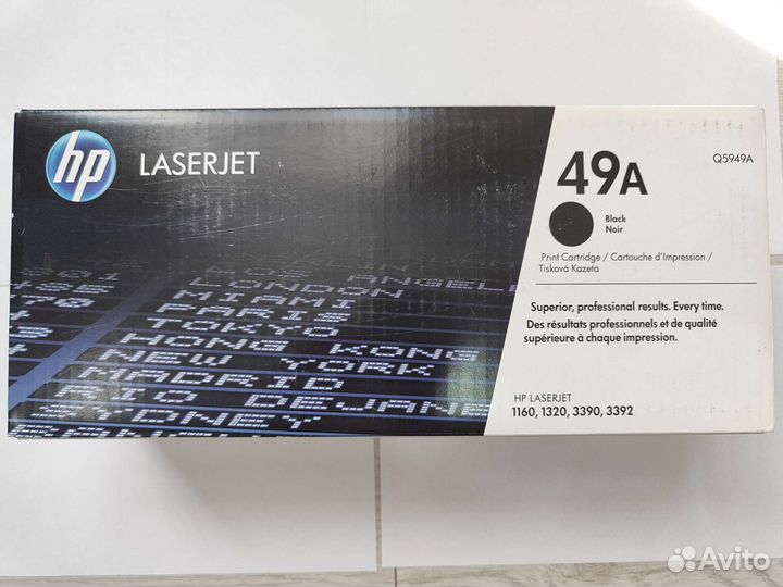 Картридж лазерный нр 49А/Q5949А оригинальный