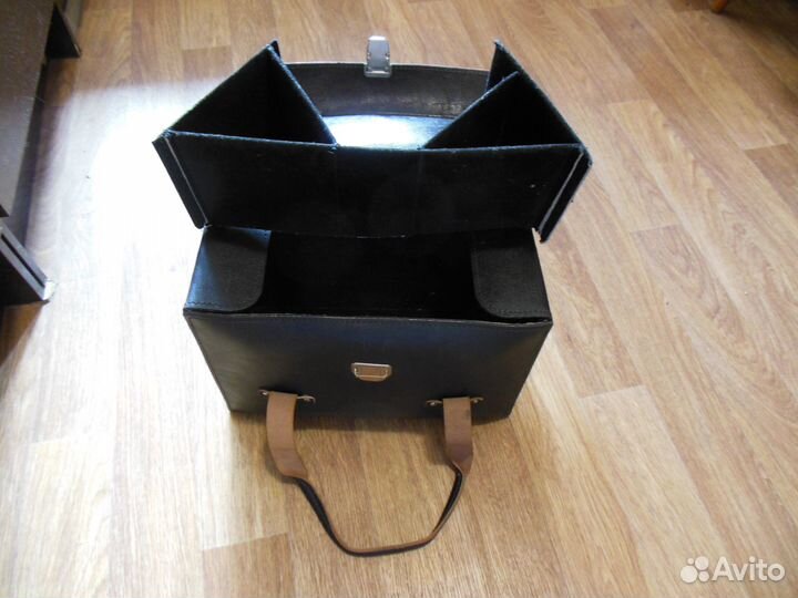 Кожанный фото кофр СССР