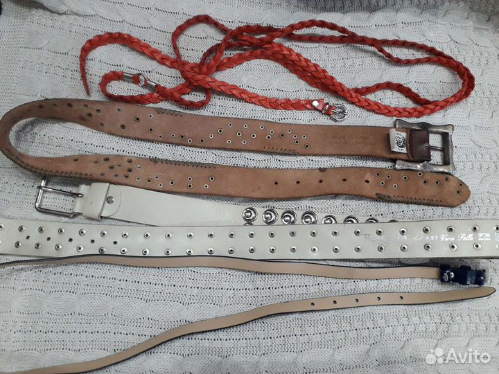 Ремень женский кожаный