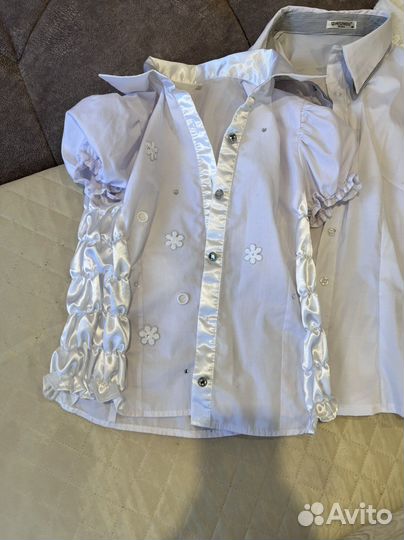 Школьные блузки для девочки до 140