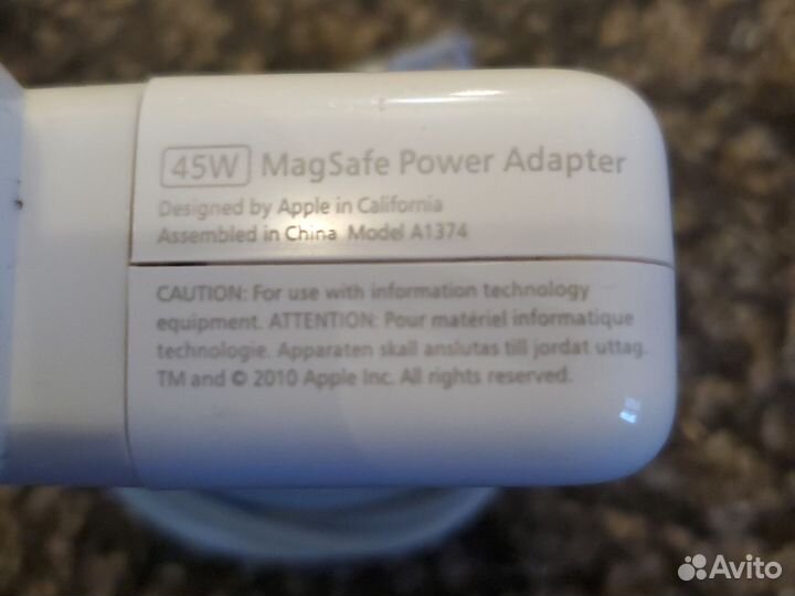 Блок питания для macbook Magsafe power adapter 45w