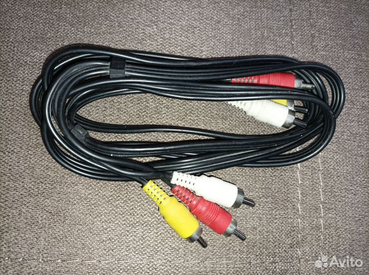 Кабели RCA3/RCA3 (тюльпаны) 3 штуки