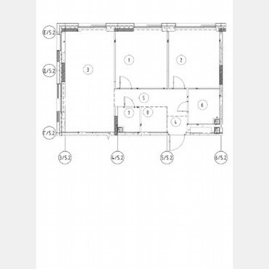 2-к. квартира, 58,6 м², 12/19 эт.