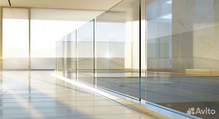 Ограждения для лестниц из стекла с гарантией