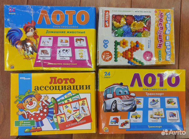Детские развивающие игры, лото,мозаика. steppuzzle
