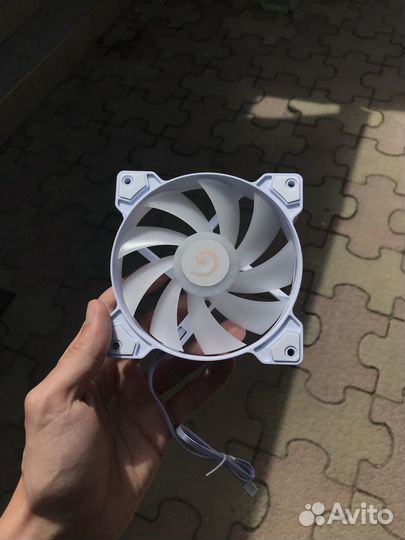 Кулер для пк белый rgb