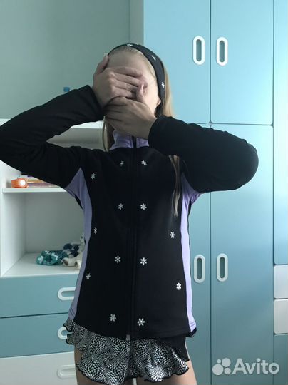 Платье и мастерка для фигурного катания