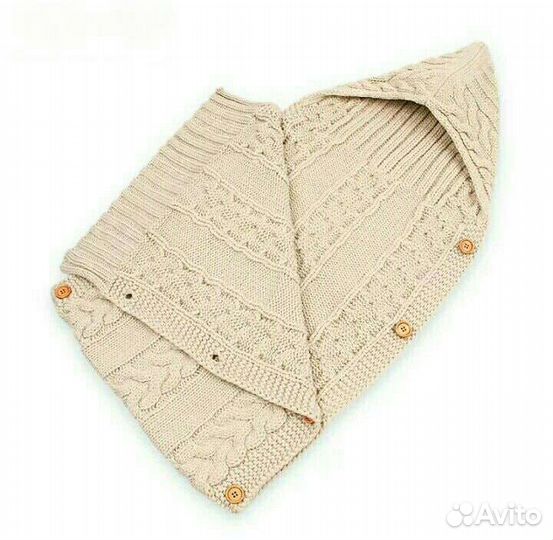 Конверт на выписку вязаный новый весна