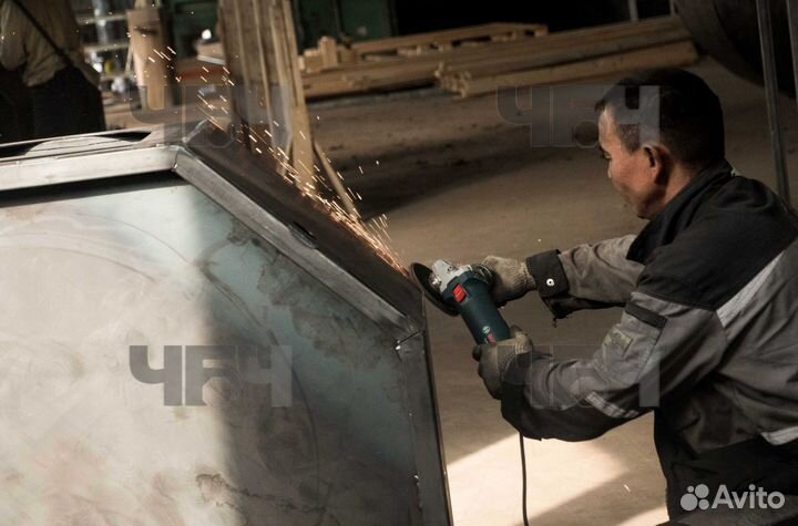 Банный чан на дровах. Купель