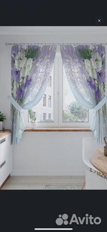 Комплект штор с фотопечатью