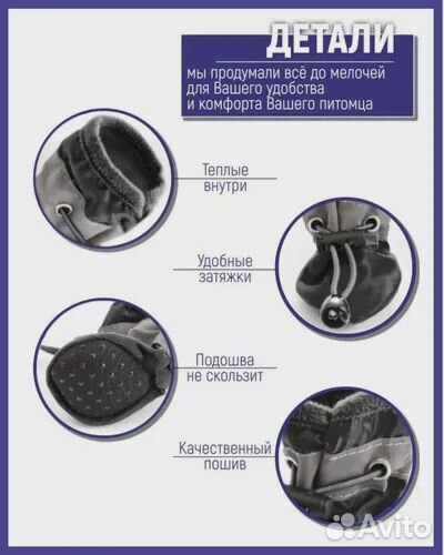 Ботинки и прогулочные носки для собаки