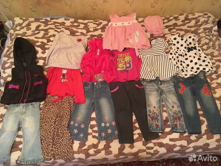 Вещи на девочку на 2-3 года пакетом