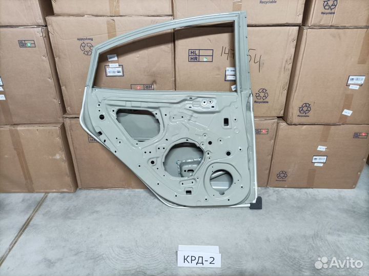 Дверь задняя левая Hyundai Solaris