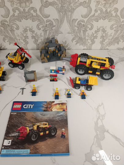 Lego City 60184, 60185, 60186