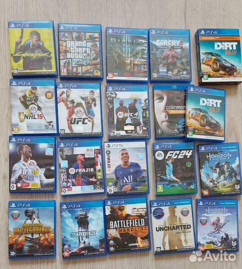Диски на ps4, ps5 игры для PS4, PS5