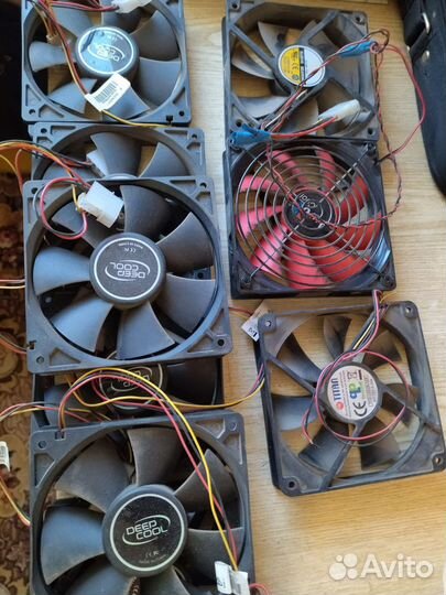 Разные шнуры,переходники, вентиляторы