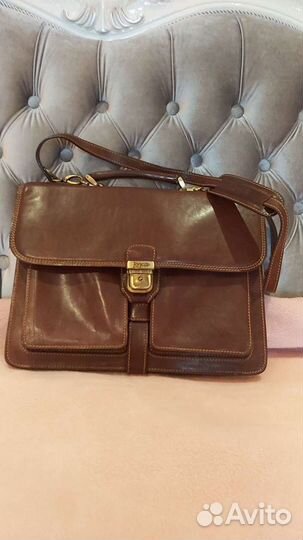 Кожаный портфель ручной работы, Tonelli Vomo