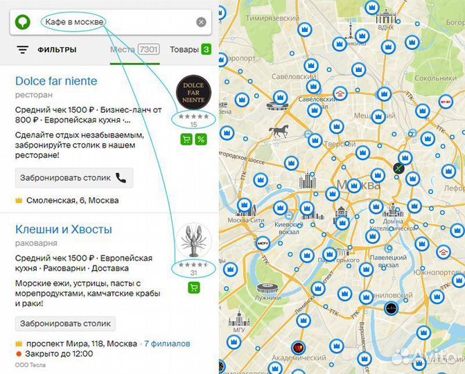 Продвижение на Яндекс картах / Гугл картах / 2гис