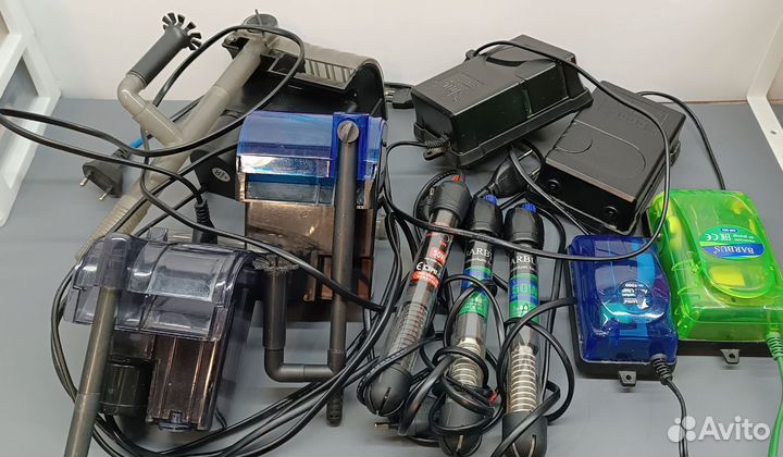 Фильтры, компрессоры, водонагреватели аквариумные