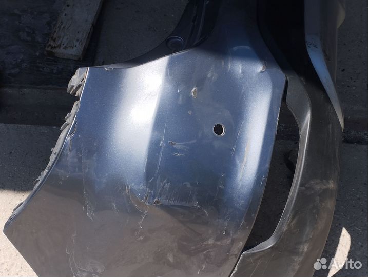 Задний бампер kia rio 4 xline