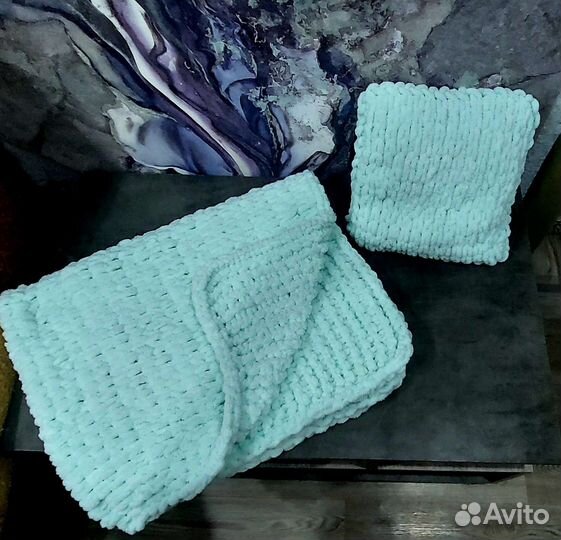 Плед, подушка