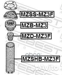 Опора амортизатора mazda 3 (BK) mzss-MZ3F mzss