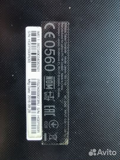 Планшет Lenovo TB3-710l на запчасти