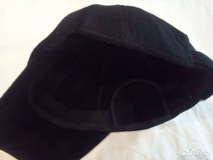 Кепка вельвет утепленная