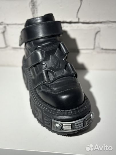 Ботинки высокие натуральная кожа