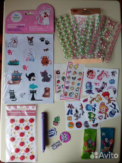 Наклейки разные