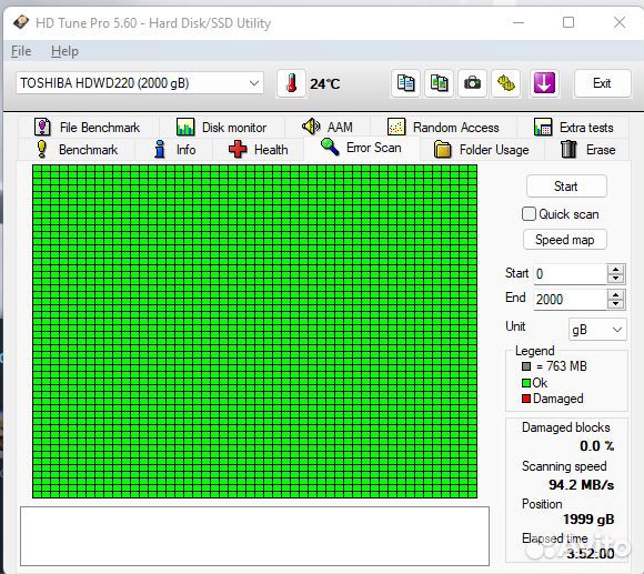 Hdd Toshiba 2 тб PC P300 5400rpm