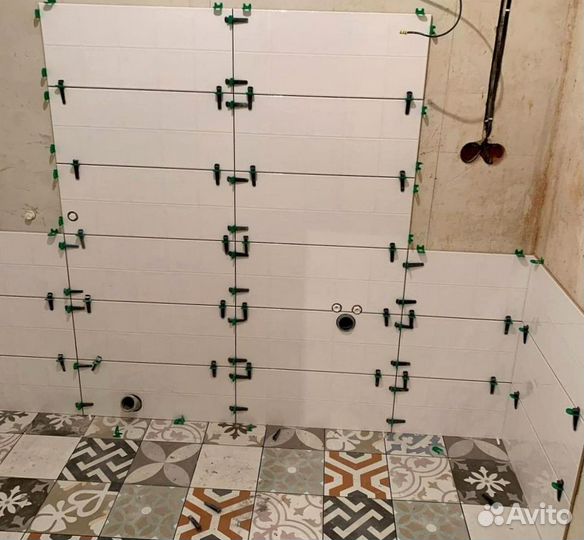 Плиточные работы, ремонт ванной и туалета