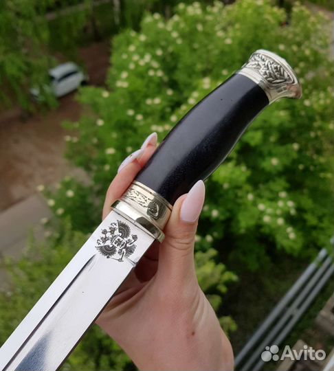 Пластунский нож (кованая Х12мф)