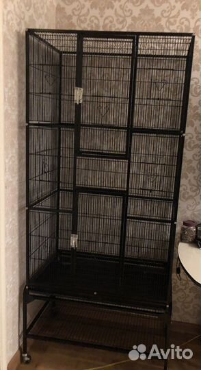 Клетка для попугая и грызунов triol