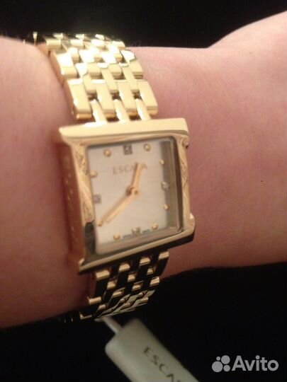 Эскада Часы позолота с бриллиантами оригинал