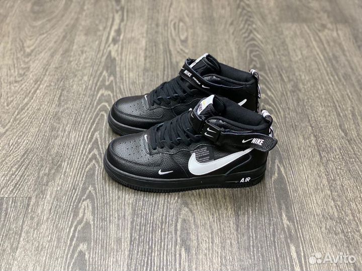 Кроссовки Nike Air Force 1 Mid LV8 Utility Black