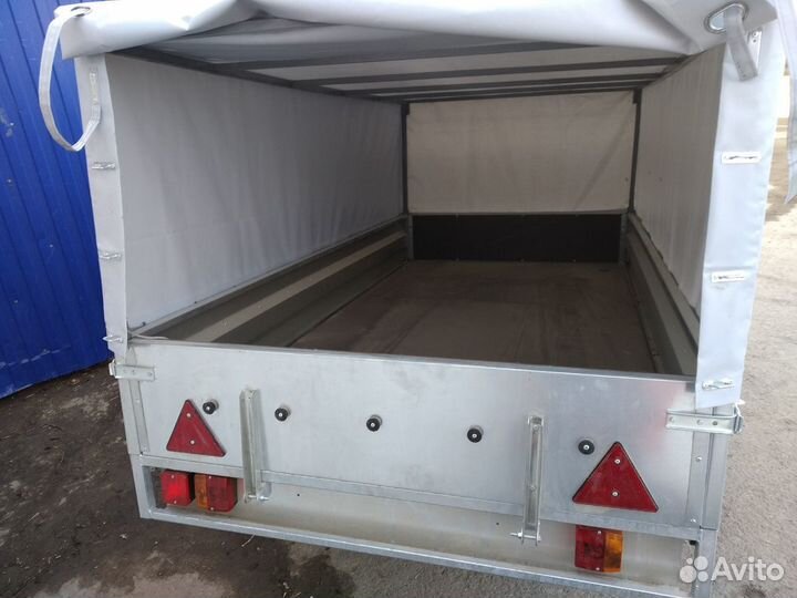 Прицеп оцинкованный с тентом 2.5*1.3 от пфс