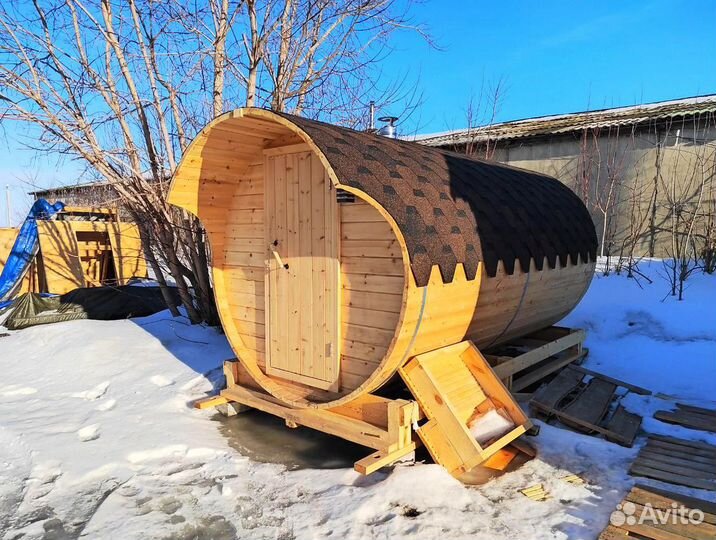Баня бочка. Баня под ключ