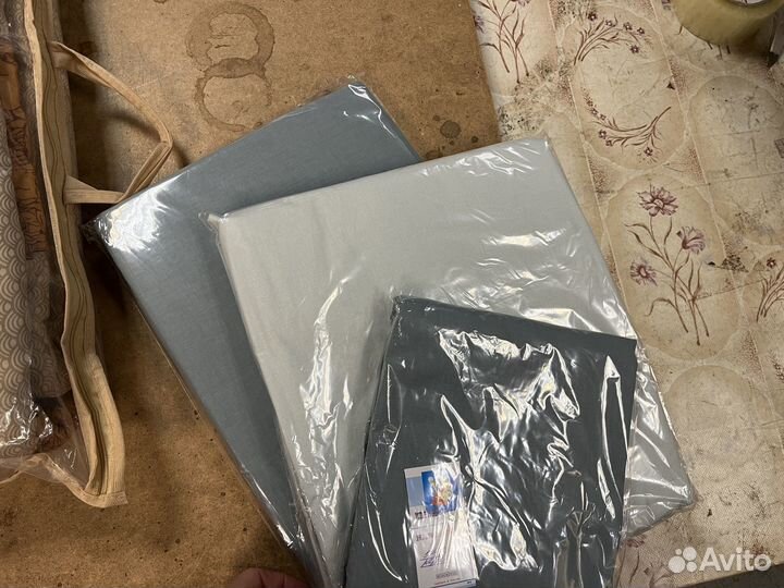 Комплект постельного, простыня на резинке 160