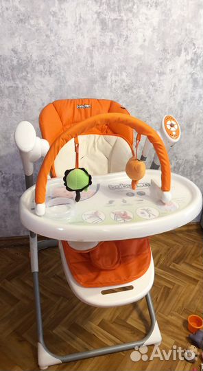 Стульчик для кормления и качели Babyton 2 в 1