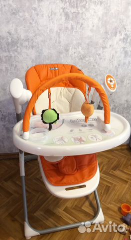 Стульчик для кормления и качели Babyton 2 в 1