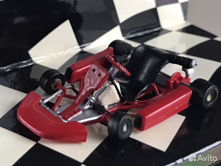 GO kart 2009 Карт красный Minichamps 1:43